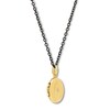 Thumbnail Image 3 of Locket with Diamond Accent 10K Yellow Gold & Stainless Steel
