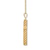 Thumbnail Image 2 of Woven Cross Necklace 10K Yellow Gold