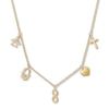 Thumbnail Image 1 of Multi-Charm Necklace 10K Yellow Gold 17&quot;