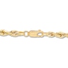 Thumbnail Image 2 of 4mm Rope Chain Necklace Solid 14K Yellow Gold 26&quot;