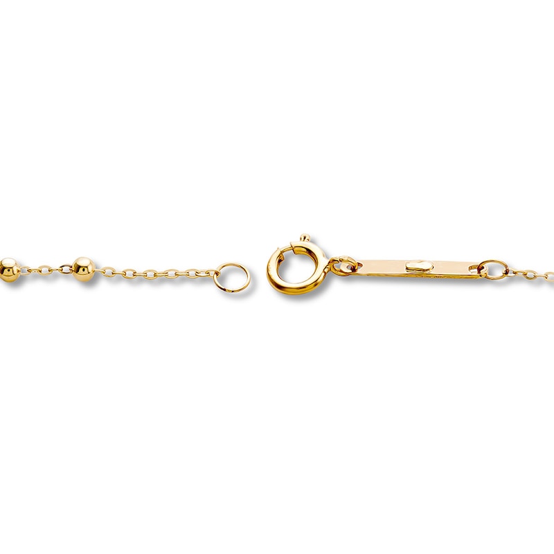 Rosary 10K Yellow Gold 18.25"