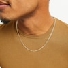 Thumbnail Image 3 of Hollow Mariner Link Necklace 14K Yellow Gold 22"
