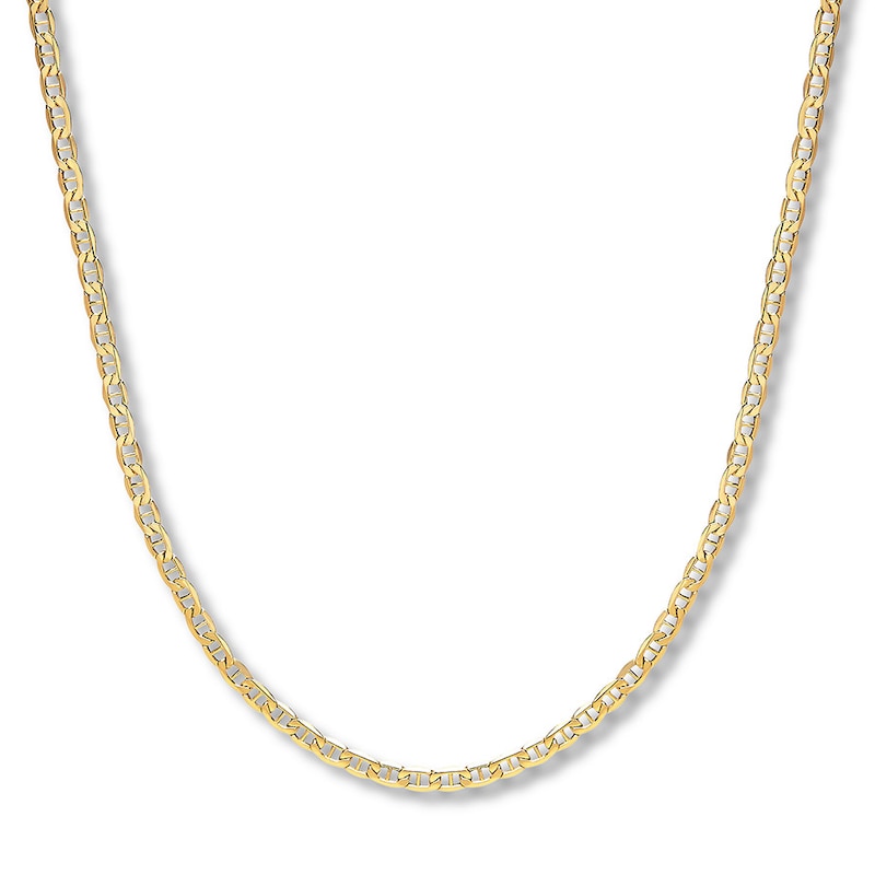 Mariner Link Necklace 14K Yellow Gold 24" Length