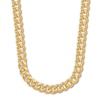Thumbnail Image 0 of Hollow Cuban Curb Chain Necklace 14K Yellow Gold 26"