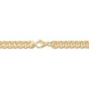 Thumbnail Image 2 of Cuban Curb Chain Necklace Hollow 14K Yellow Gold 26&quot;