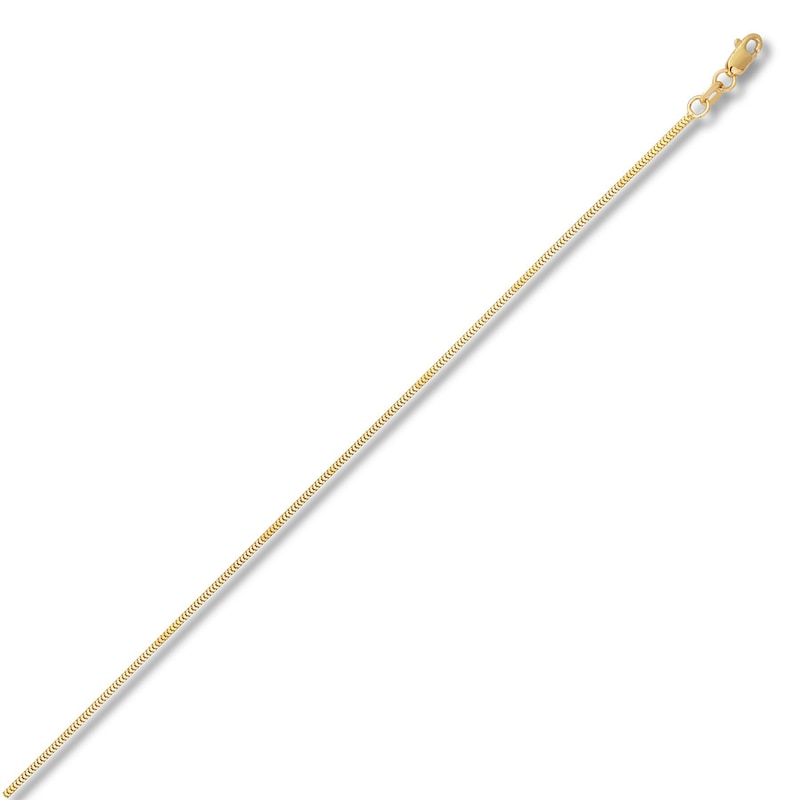 Main Image 2 of Milano Chain Necklace Semi-Solid 14K Yellow Gold 18&quot;