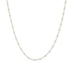 Thumbnail Image 0 of Beaded Cable Chain Necklace 14K Yellow Gold 16"