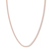 Thumbnail Image 0 of 18 Solid Curb Chain Necklace 14K Rose Gold Appx. 2.7mm
