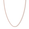 Thumbnail Image 1 of 20 Curb Chain Necklace Solid 14K Rose Gold Appx. 2.7mm