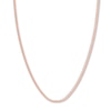 Thumbnail Image 0 of 24 Solid Curb Chain Necklace 14K Rose Gold Appx. 2.7mm