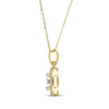 Thumbnail Image 1 of Diamond Necklace 1/2 ct tw Round-cut 10K Two-Tone Gold