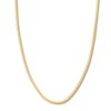 Thumbnail Image 1 of 20 Herringbone Chain Necklace Solid 14K Yellow Gold Appx. 2.7mm