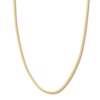 Thumbnail Image 0 of 20 Solid Herringbone Chain Necklace 14K Yellow Gold Appx. 2.7mm