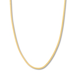20 Herringbone Chain Necklace Solid 14K Yellow Gold Appx. 2.7mm