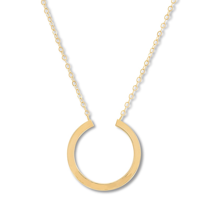 Main Image 1 of Charm Necklace 10K Yellow Gold