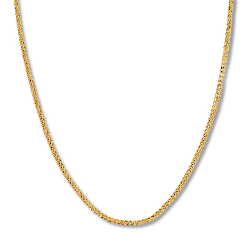 Main Image 1 of 22&quot; Franco Chain Necklace Solid 14K Yellow Gold Appx. 2.5mm