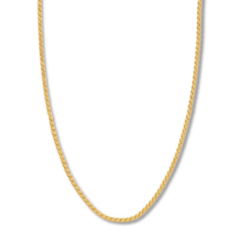 24" Rope Chain Necklace 14K Yellow Gold Appx. 3mm