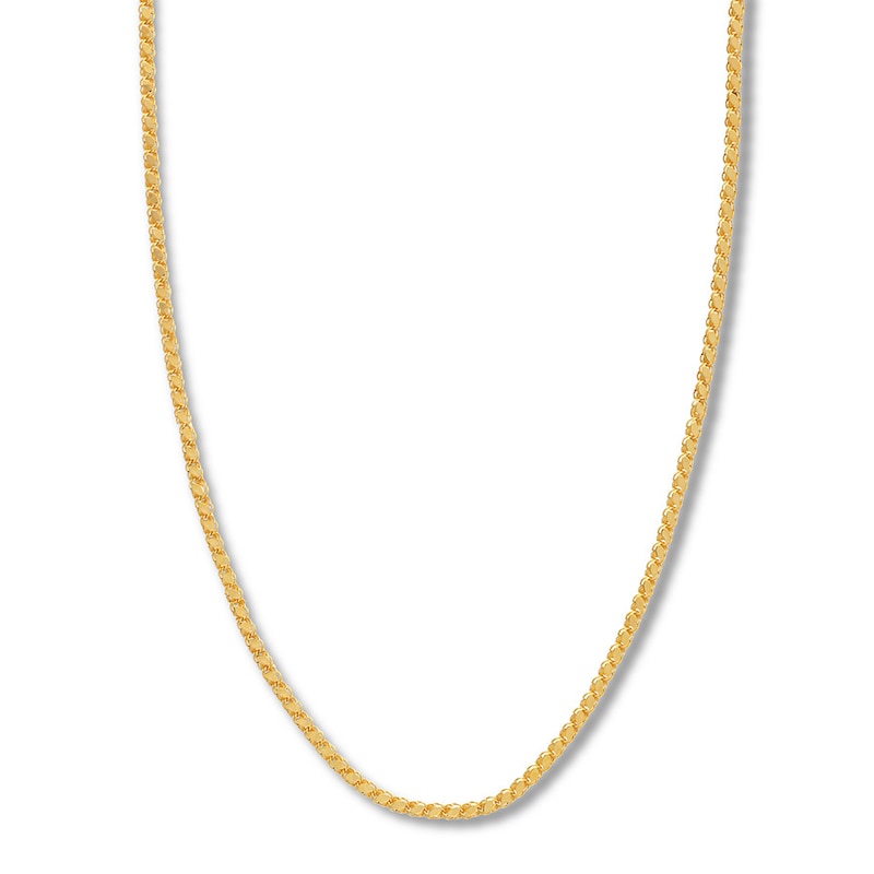 14K Yellow Gold Rope Chains, 14K Gold Necklace 3mm / 22 inch