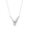 Thumbnail Image 1 of Love + Be Loved Diamond Necklace 1/2 ct tw 10K White Gold 18"