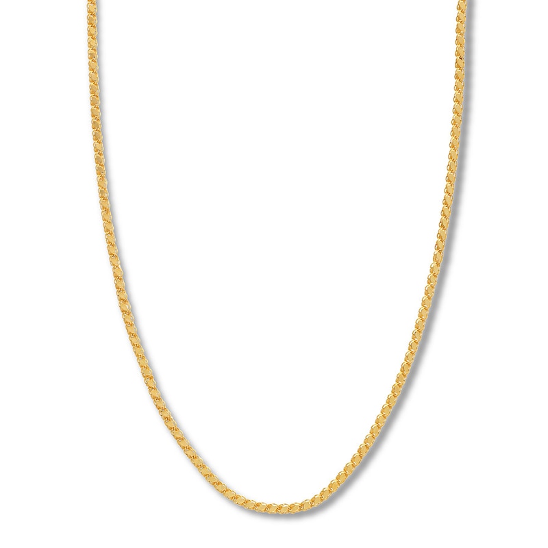 Main Image 1 of 16&quot; Rope Chain Necklace Semi-Solid 14K Yellow Gold Appx. 3mm