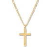 Thumbnail Image 1 of Cross Necklace 10K Yellow Gold 22&quot;