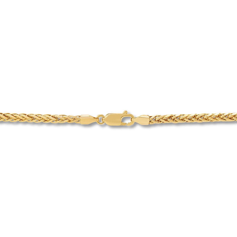 Crucifix Anchor Necklace 10K Yellow Gold 22"