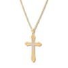 Thumbnail Image 2 of Cross Necklace 10K Yellow Gold 22&quot;