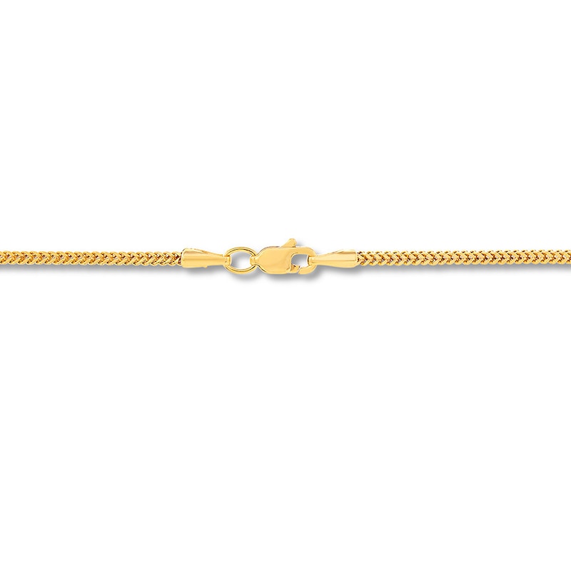 Cross Necklace 10K Yellow Gold 22"