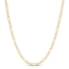 Thumbnail Image 0 of Hollow Figaro Chain Necklace 10K Yellow Gold 22"