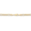 Thumbnail Image 3 of Figaro Chain Necklace Hollow 10K Yellow Gold 22&quot;