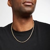 Thumbnail Image 4 of Figaro Chain Necklace Hollow 10K Yellow Gold 22&quot;