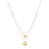 Thumbnail Image 0 of Disc Layered Necklace 14K Yellow Gold 16" to 18" Adjustable
