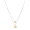 Thumbnail Image 1 of Disc Layered Necklace 14K Yellow Gold 16&quot; to 18&quot; Adjustable