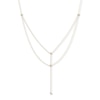 Thumbnail Image 1 of Beaded Chain Choker Layered Necklace 14K Yellow Gold 12&quot; Adj.