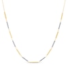 Thumbnail Image 1 of Bar Choker Necklace 14K Two-Tone Gold