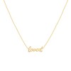 Thumbnail Image 1 of &quot;Loved&quot; Choker Necklace 14K Yellow Gold