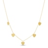 Thumbnail Image 0 of Heart Charm Choker Necklace 14K Yellow Gold