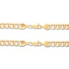 Thumbnail Image 2 of Men's Curb Chain Necklace 10K Yellow Gold 20"