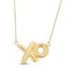 "XO" Necklace 10K Yellow Gold 18"