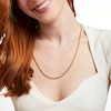 Thumbnail Image 4 of Cuban Chain Necklace Hollow 10K Yellow Gold 24&quot;
