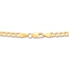 Thumbnail Image 2 of Solid Curb Chain Eagle Necklace 10K Yellow Gold 22"