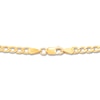 Thumbnail Image 3 of Solid Curb Chain Eagle Necklace 10K Yellow Gold 22&quot;
