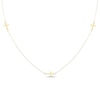 Thumbnail Image 0 of 3 Crosses Necklace 10K Yellow Gold 18"