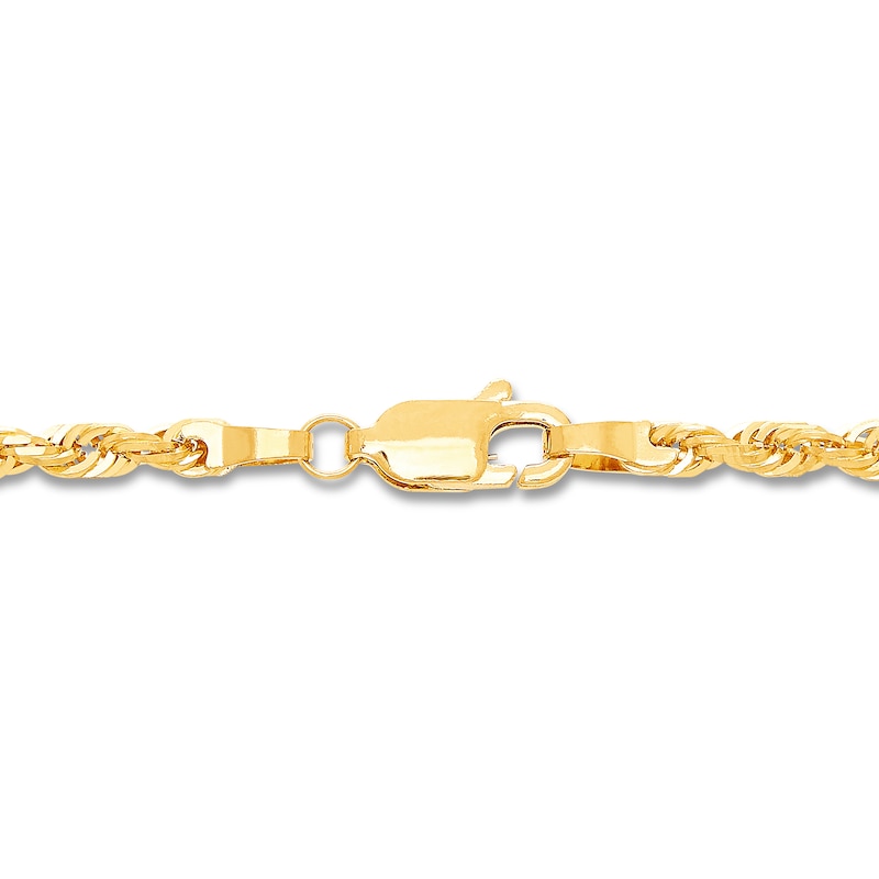 Solid Rope Chain 10K Yellow Gold 18"