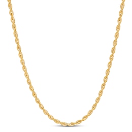 Rope Chain Solid 10K Yellow Gold 20"