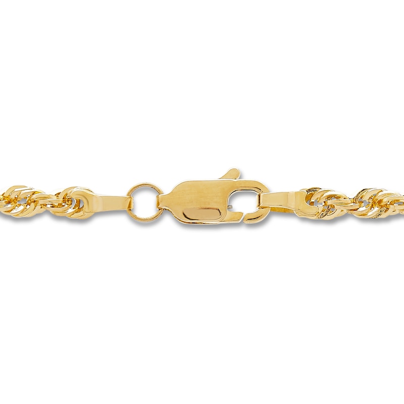 Main Image 2 of Rope Chain Solid 10K Yellow Gold 22&quot;