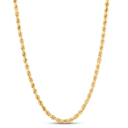 Rope Chain 2.9-3.0mm Hollow 14K Yellow Gold 22"