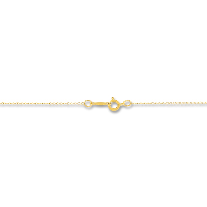 Main Image 2 of Children's Heart Necklace 14K Yellow Gold 13&quot;