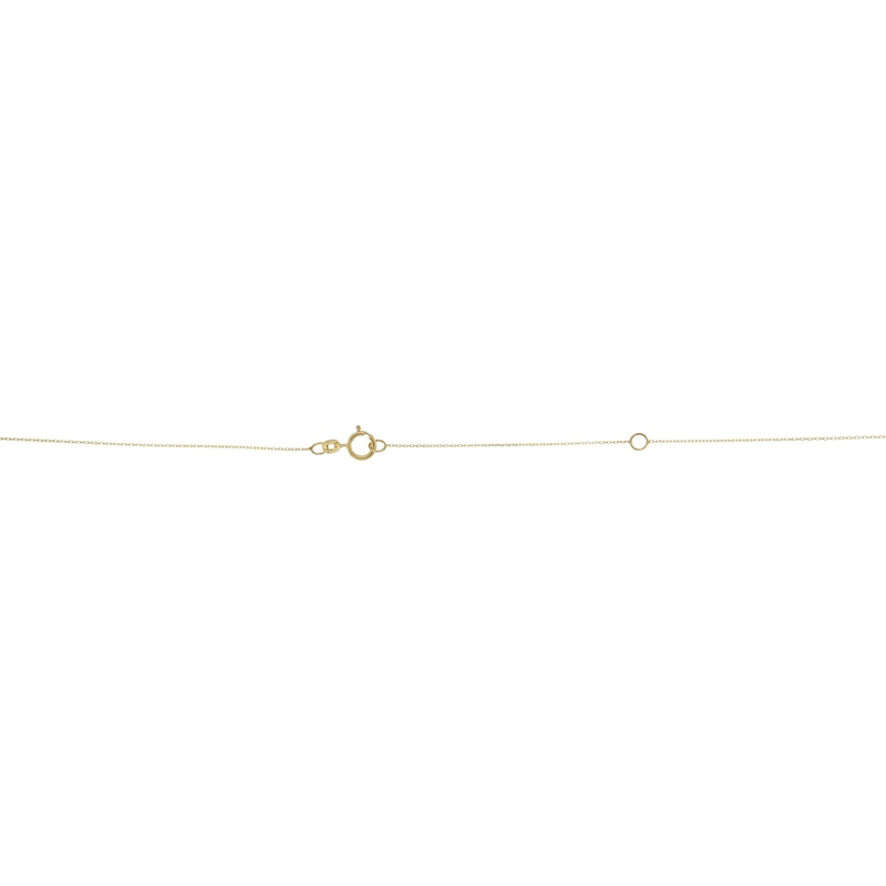Crucifix Necklace 10K Yellow Gold 18"
