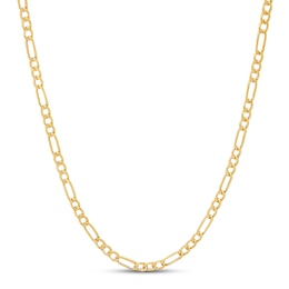 Hollow Figaro Chain 14K Yellow Gold 22&quot;